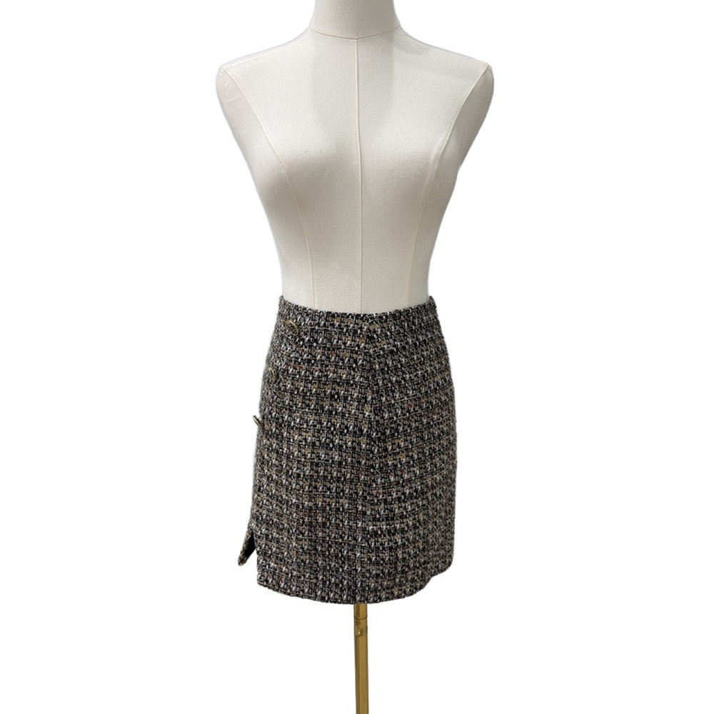 Gianni Bini Tweed Mini Skirt | Size L